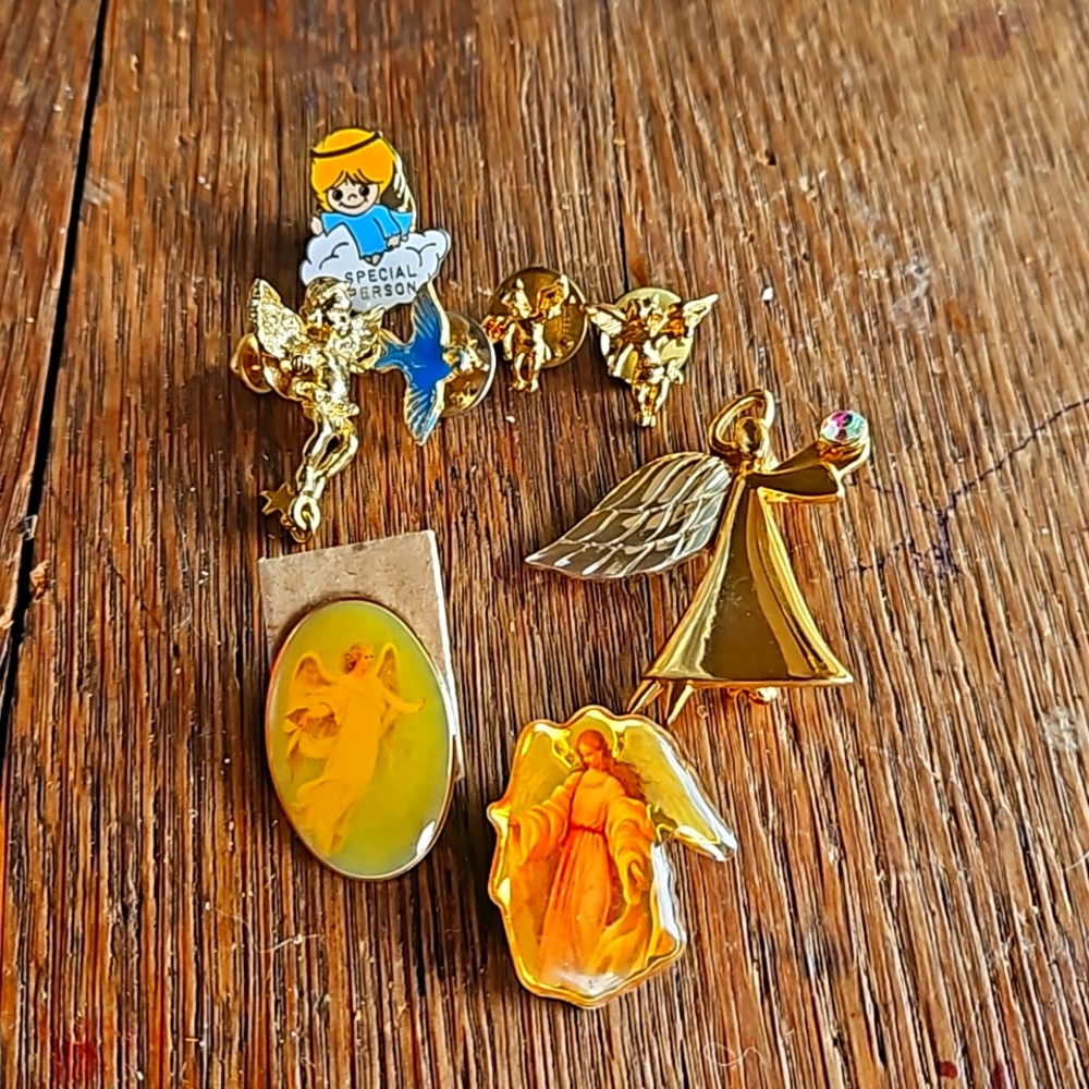 Guardian angel pins